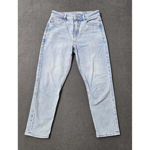 American Eagle Outfitters Strigid Light Wash Straight Jeans Womens 2 X Short